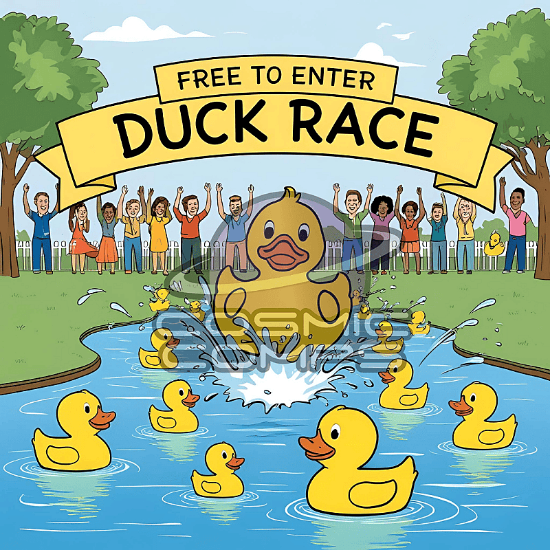 FREE TO ENTER DUCK RACE FOR £50 CASH