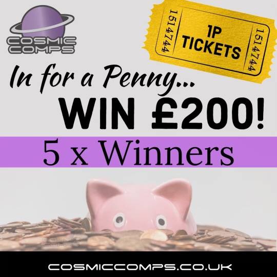 5 X £200 WINNERS 1P COMP