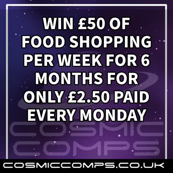 £50 SHOPPING A WEEK FOR 6 MONTHS LOW ODDS