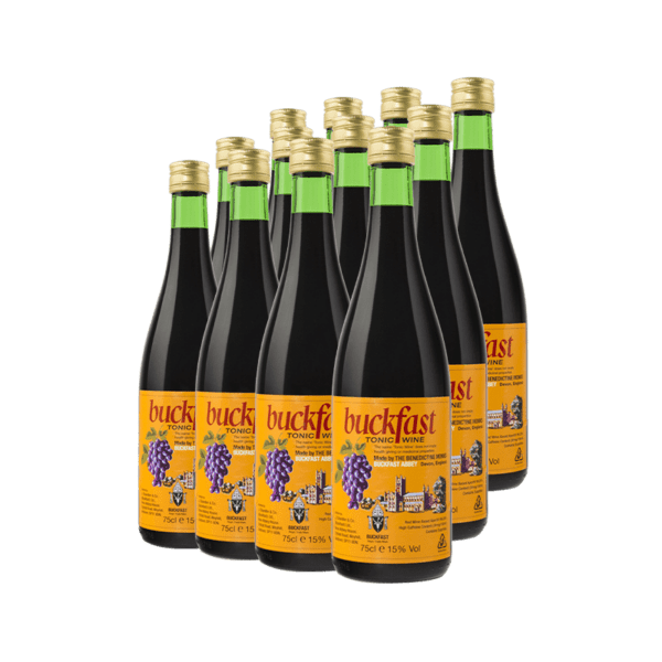 12 X 70CL BOTTLES OF BUCKFAST WINE OR CASH ALT